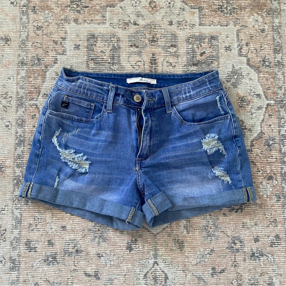 Cuffed Denim Shorts from Vici